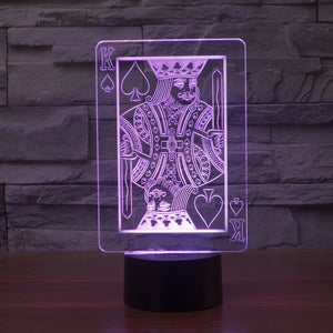 Poker Night Light