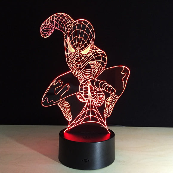 Spider-man 3d Led Light