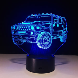 Hummer 3d Lamp