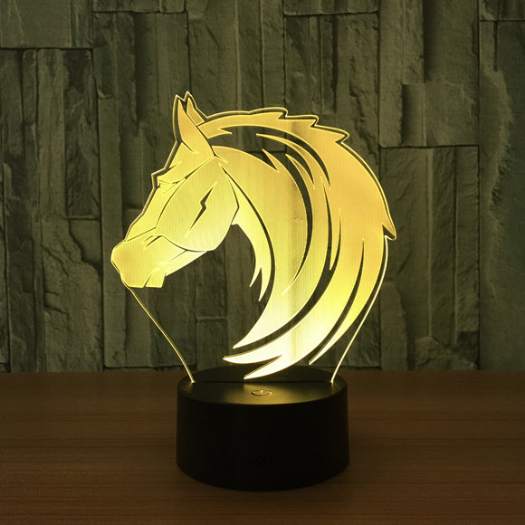 Horse 7 Color Lamp