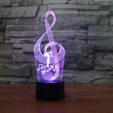 Trumpet  3D Led Night Lamps