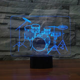 Trumpet  3D Led Night Lamps