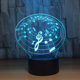 Trumpet  3D Led Night Lamps