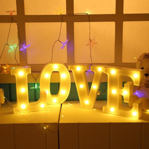 3D Letters LED Light