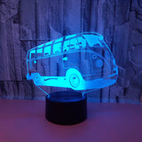 Bus 3D Led Night Light