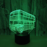 Bus 3D Led Night Light