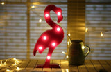 LED Illuminated Flamingo Lamp