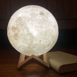 3D Printing Moon Lamps