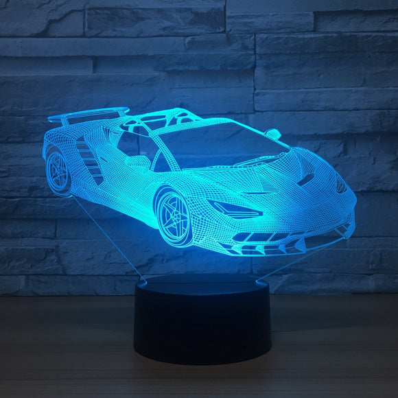 Your Racing Car 7 Color Lamp