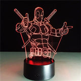 LED Super Hero 3D Lamp