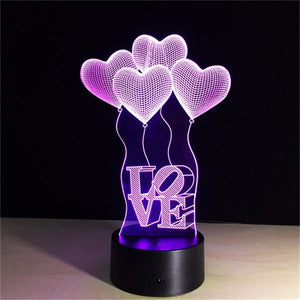 LOVE Balloon LED Night Light